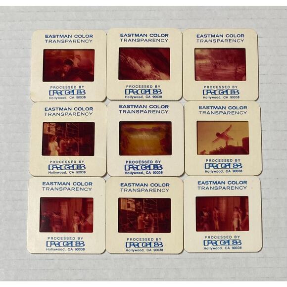 Vintage 1977 Man From Atlantis Actor Patrick Duffy 35mm SLIDE Lot Dallas 9 13B - Picture 1 of 8